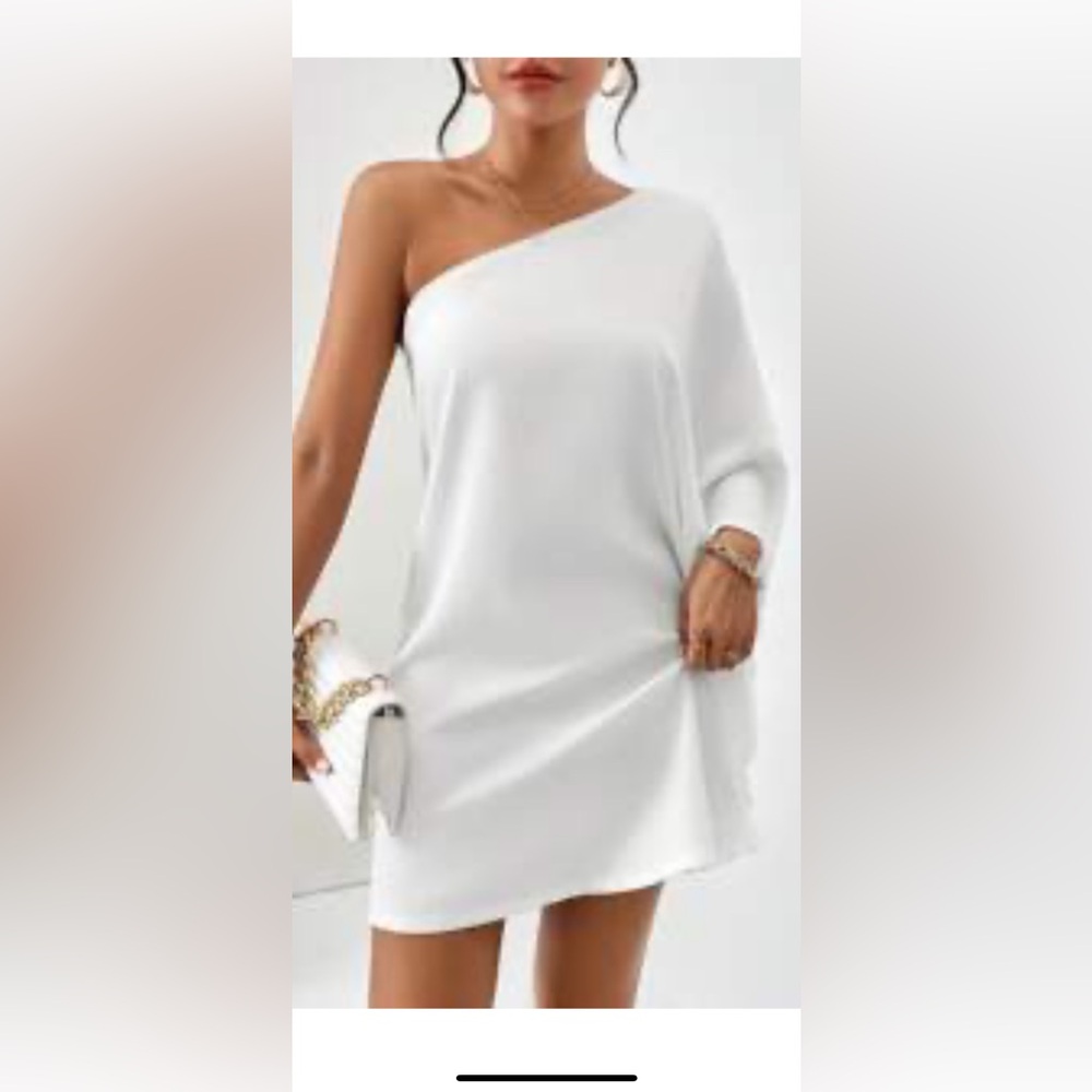 New white dress or cover up